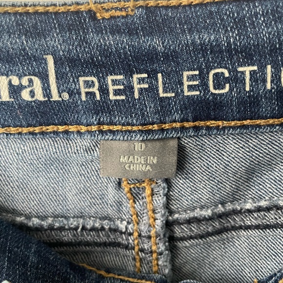 Natural Reflections Blue Flare Jeans - Picture 2 of 10